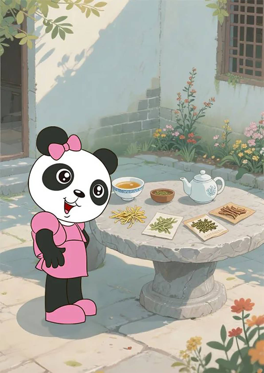 【学习强国】我的大熊猫故事 · 绘画：大暑习俗我知道