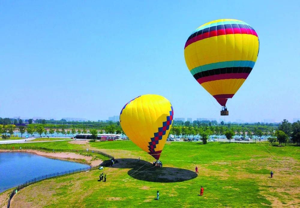 滹沱河艺术生态岛打造文旅新地标