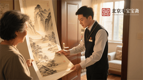 北京收购字画正规机构：北京丰宝斋，让交易安心更放心