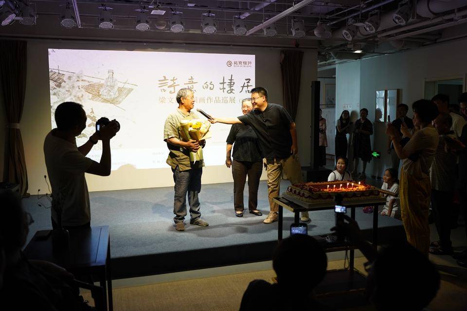 “诗意的栖居—梁文博中国画作品巡展”在京行艺术馆（济南）开幕