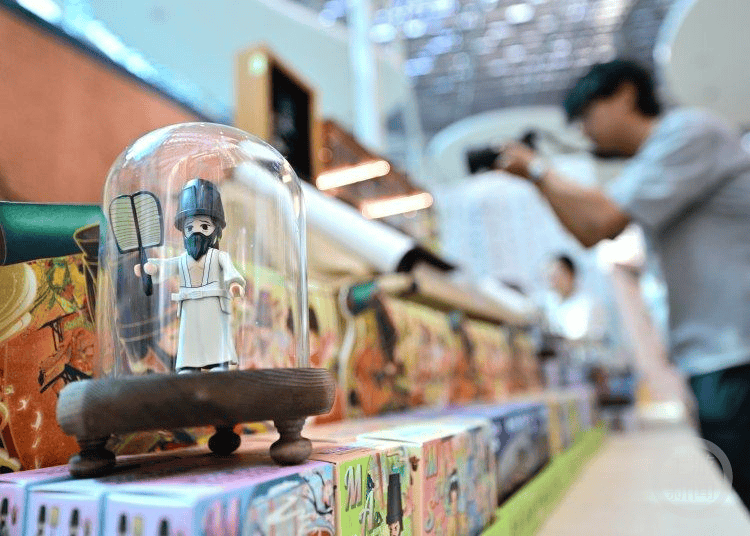 唐伯虎真迹被玩“活”了！可动积木人偶带你还原《韩熙载夜宴图》