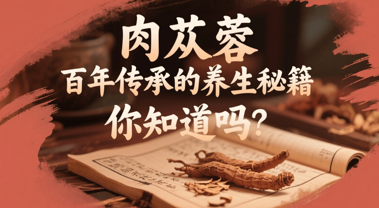 肉苁蓉的功效与作用：百年传承的养生秘籍，你知道吗？