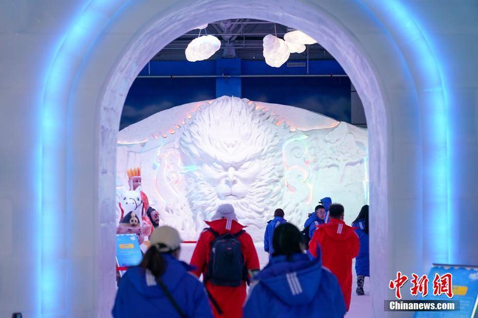 盛夏遇冰雪 哈尔滨太阳岛冰雪艺术馆迎客