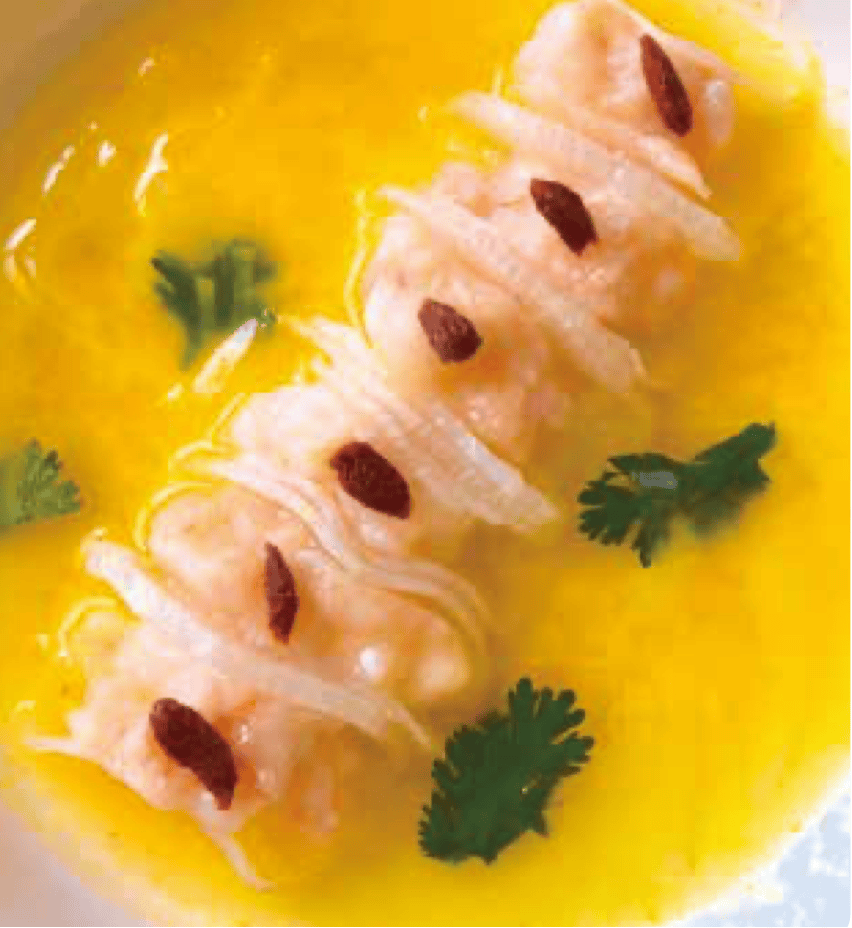 糖尿病主食食谱——金汤萝卜虾滑