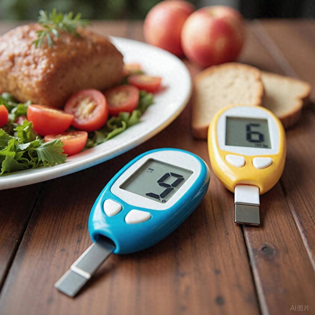 两个糖尿病人吃一样的饭菜，一个血糖好，另一个血糖高了，为啥？