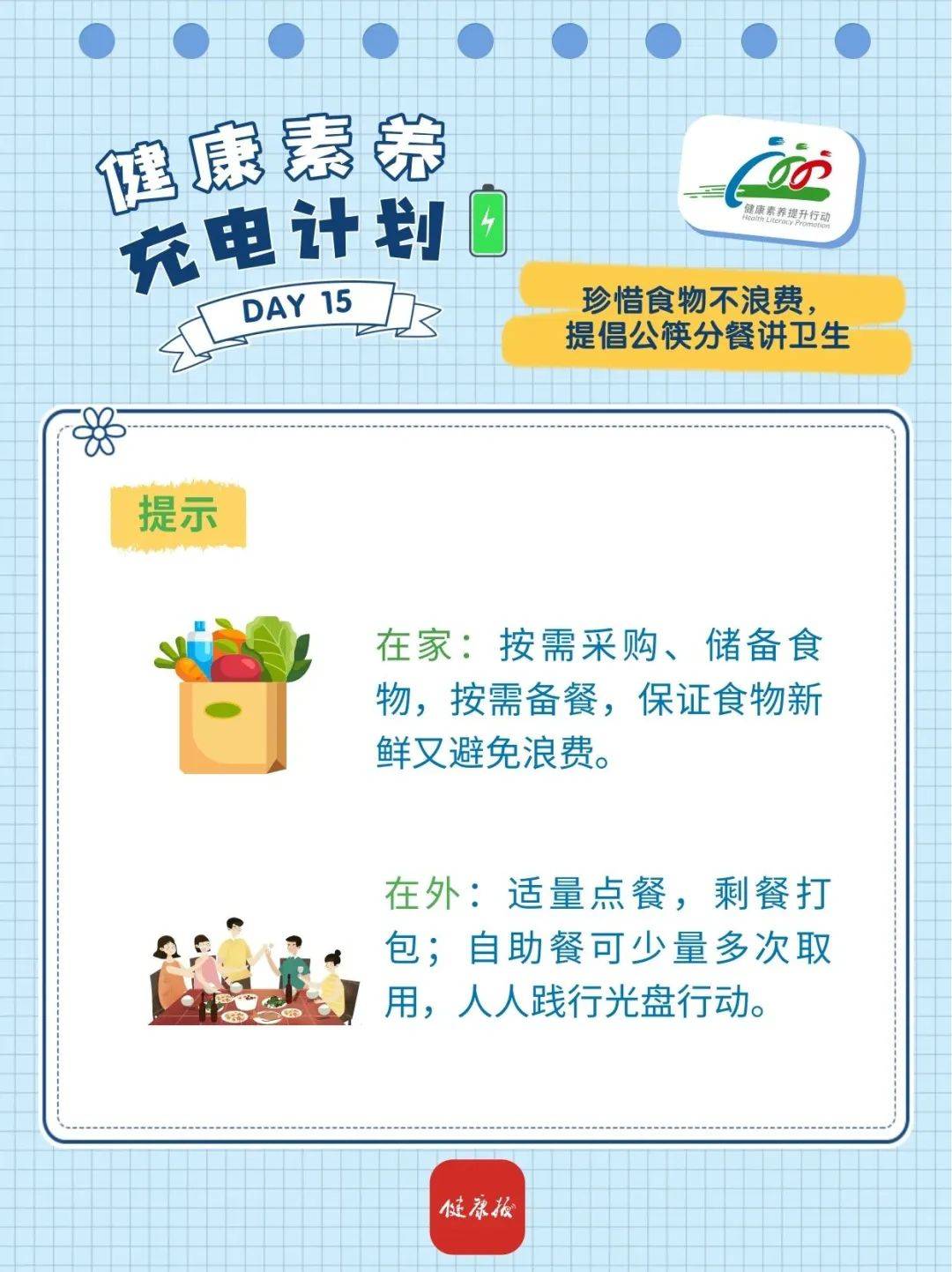 【中国公民健康素养66条（2024年版）（30）】避免食物浪费有哪些方法？