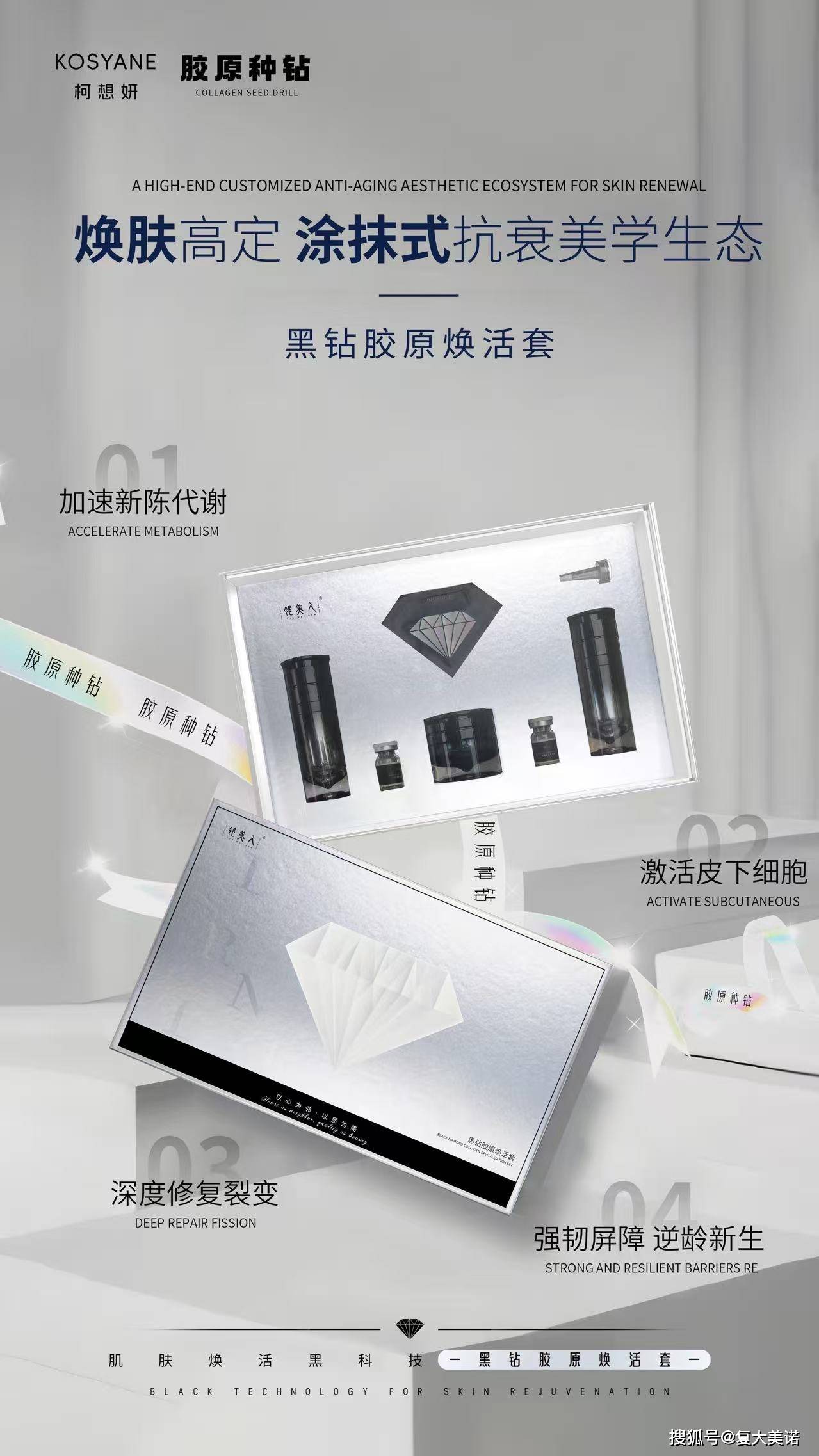 柯想妍胶原钻石套种钻：抢占国内钻石种钻先机，共赢抗衰财富市场