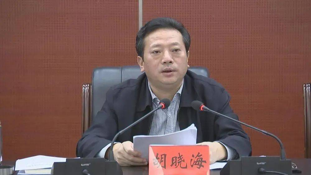 南昌市常务副市长胡晓海，主动交代问题