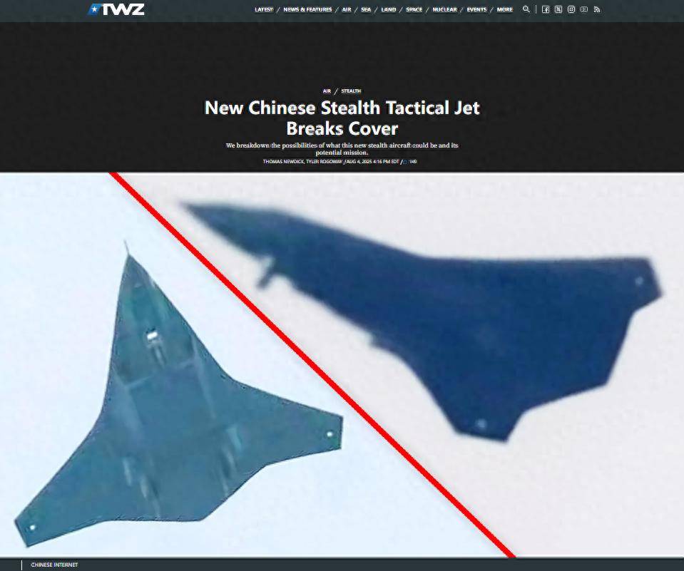 中国第三款六代机惊艳亮相！外媒试飞照片曝光，外形酷似西工大舰载机！