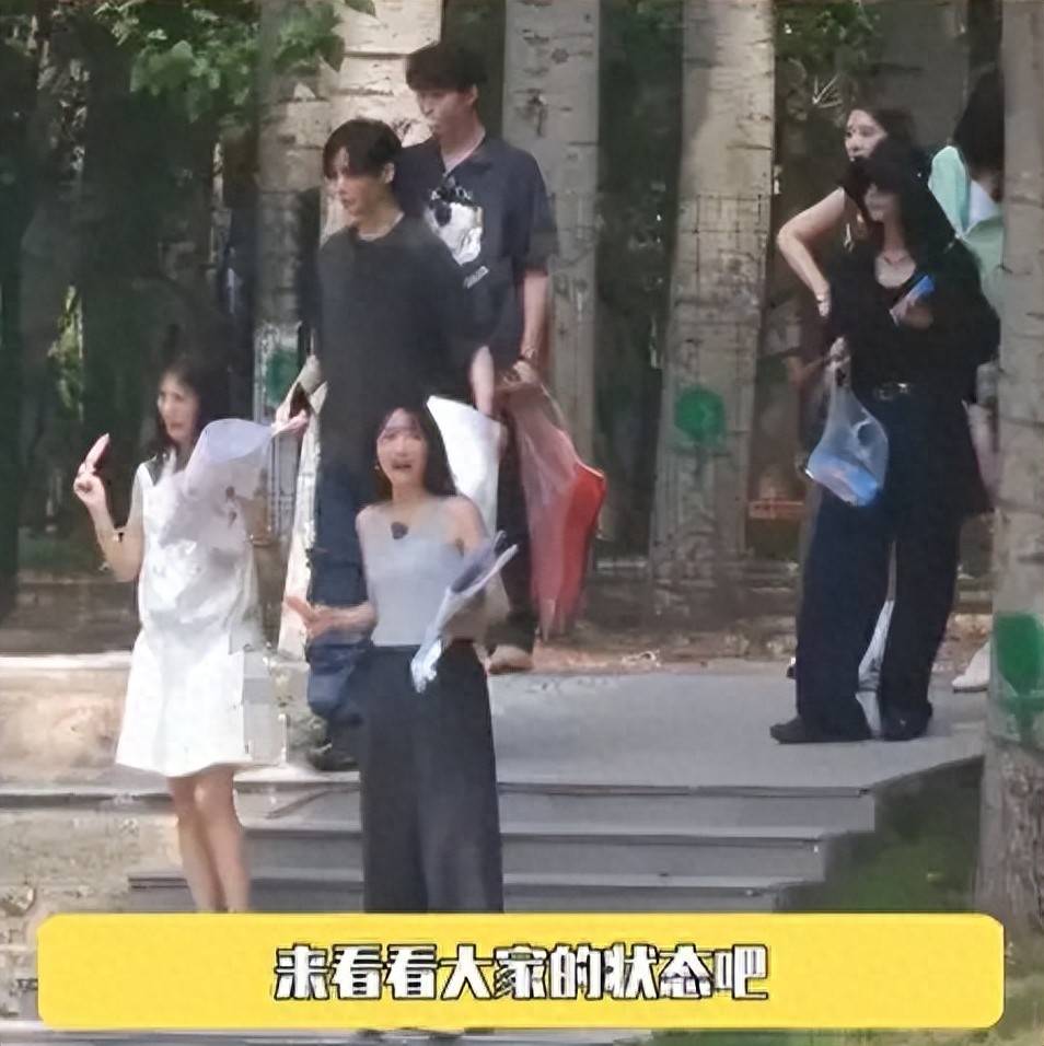 原创            花少6最新路透：9人交流甚少陈好脸垮显疲惫，金晨扁鼻抢镜