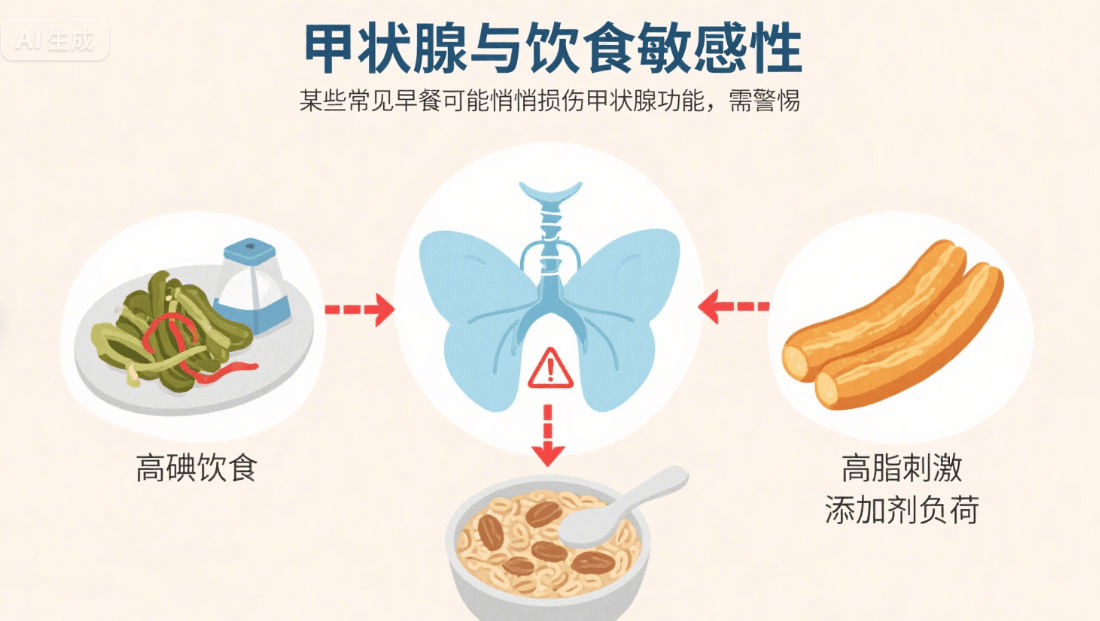 保护甲状腺：这些早餐要少吃，郑州益好医院为您支招