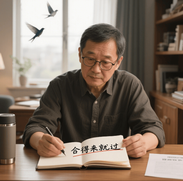 原创            50 岁男人对感情的态度，是 “合得来就过，合不来就散”，不再勉强自己