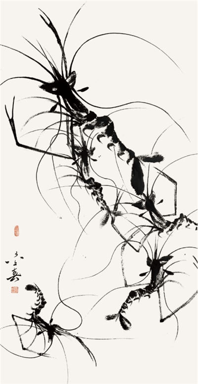 【艺术赏析】郑金春虾画艺术初探（二）