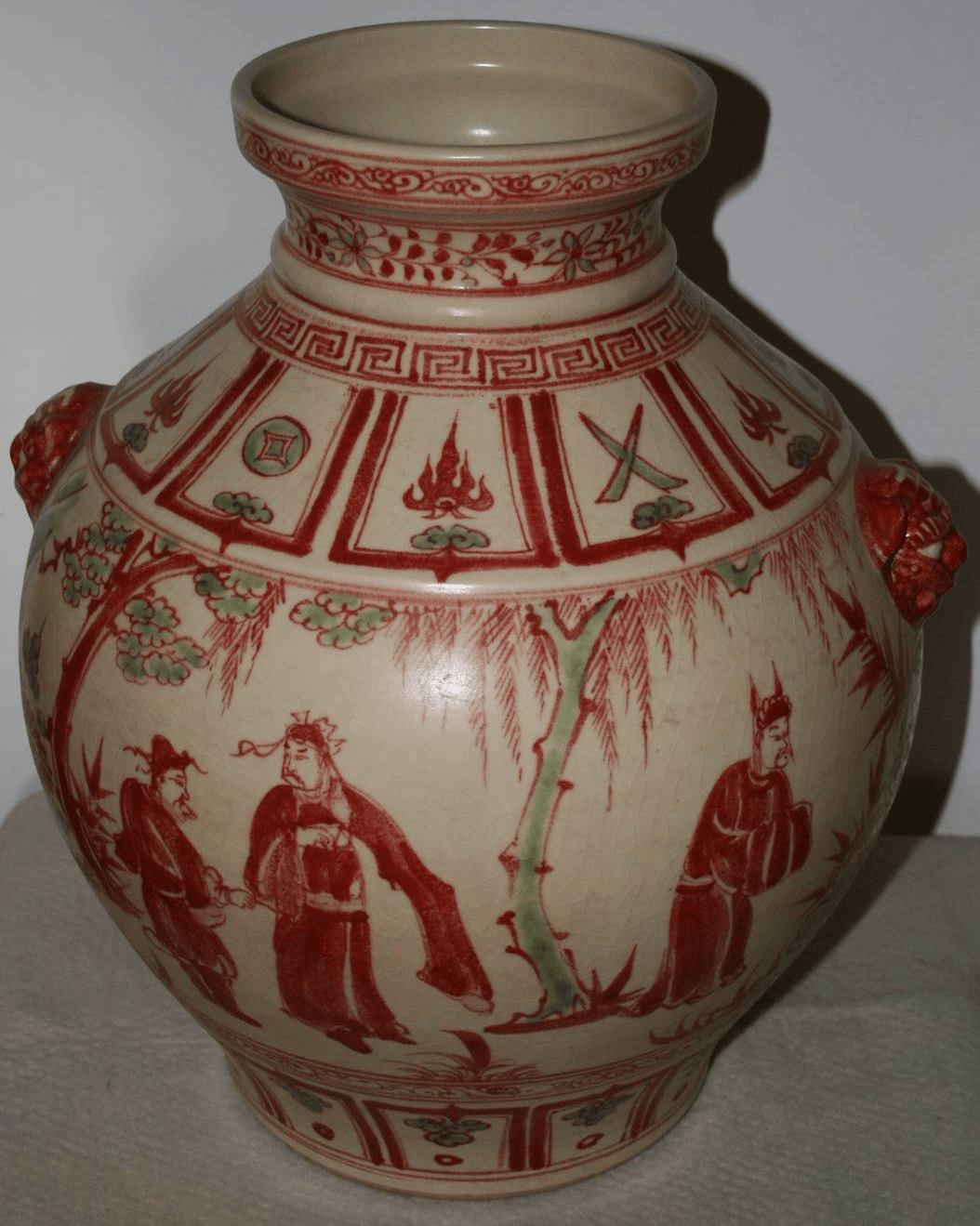 元代红绿彩瓷器真品特点和鉴定方法