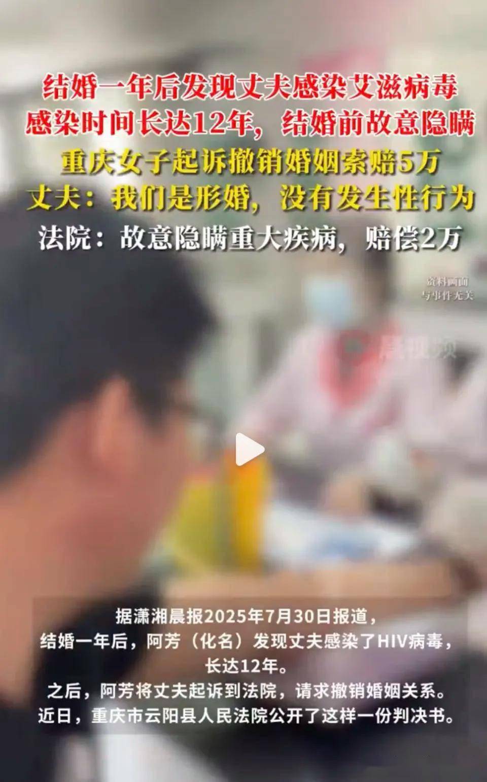 女子婚后一年发现丈夫隐瞒艾滋病史。HIV皮肤信号：健康与信任