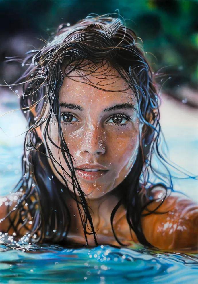 湿身人体艺术，韦斯马克让你感受温度的魅力