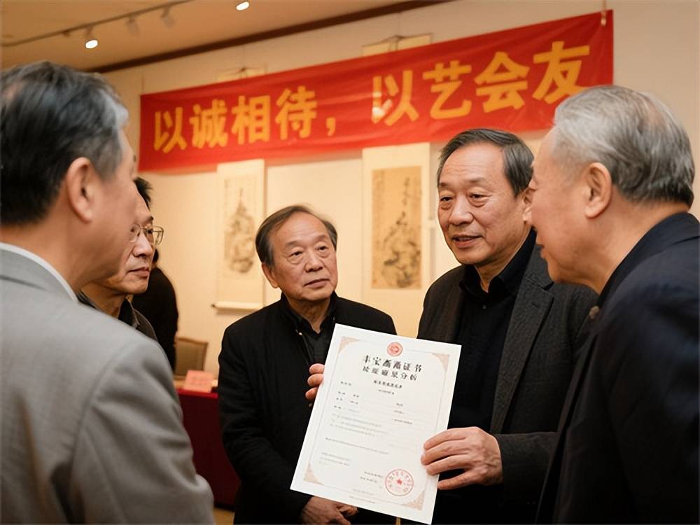 北京丰宝斋开展公益鉴定字画活动