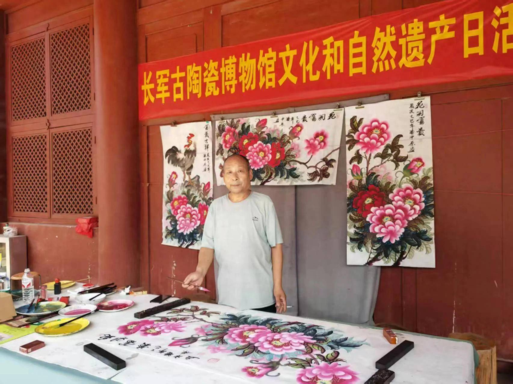 墨韵传德馨！画家潘中原挥毫鹿邑绘就“以文兴善”新图景