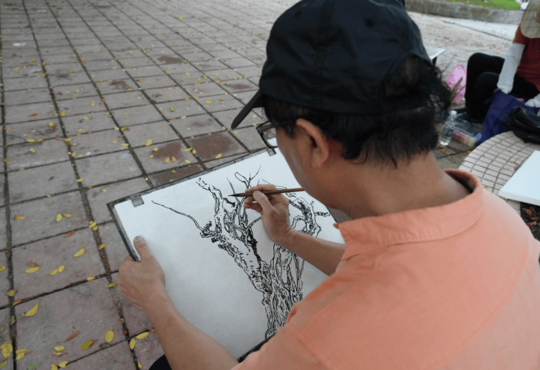 中国书画名家到阳江采风写生