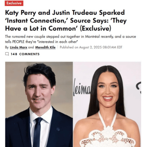 水果姐被曝和加拿大前总理一见钟情 两人多次外出约会被拍