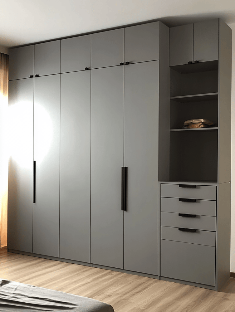 卧室打柜子木工，使用生态板，健康有保障