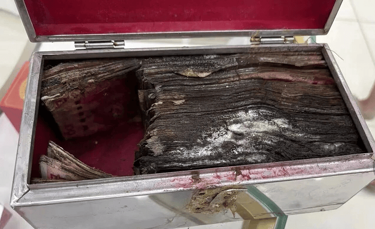 大连一老人将10万元现金埋地下，两年后挖出来一看，蒙了…