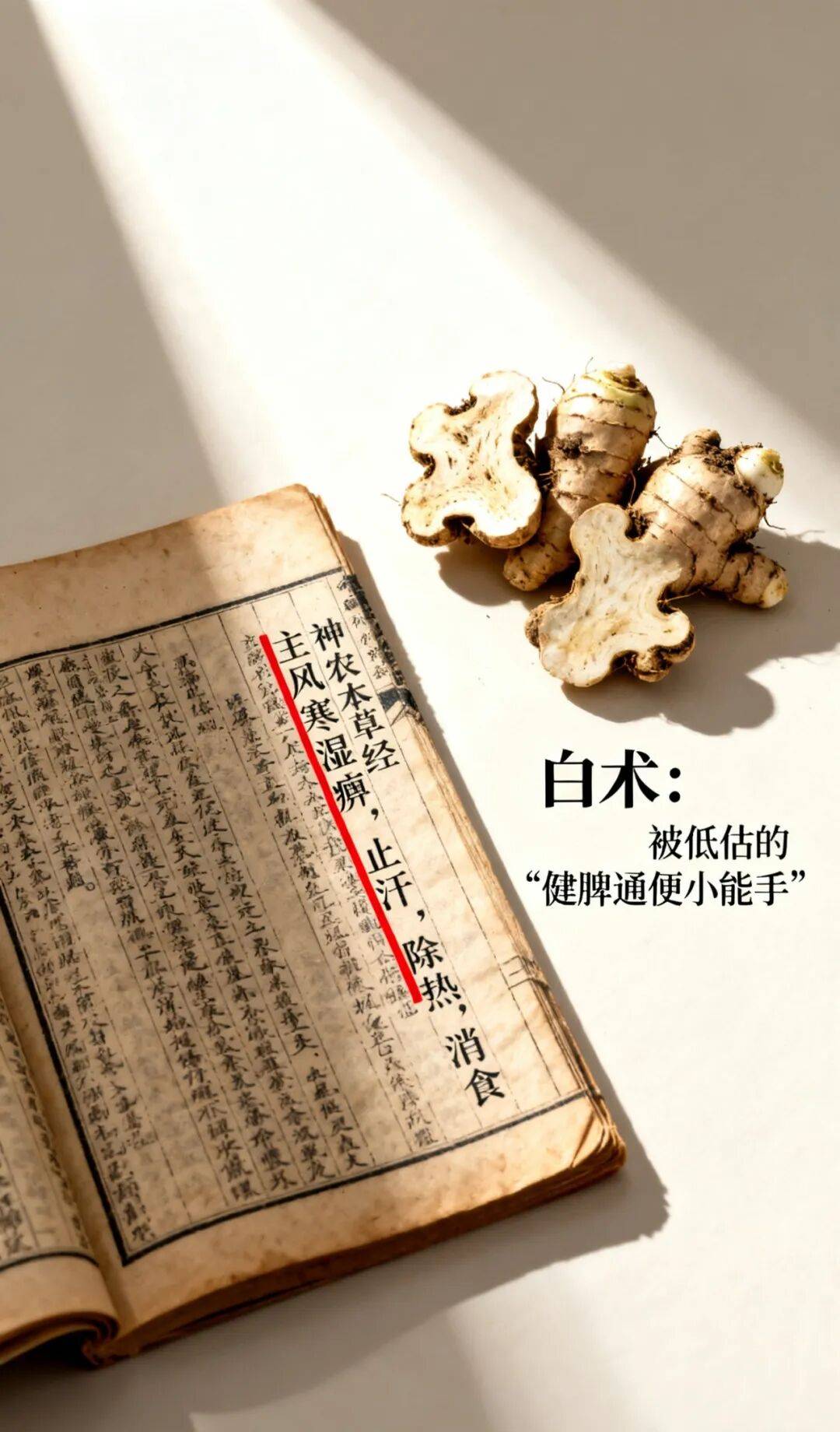 老中医：白术可是好东西，搭配一味药，调理肠润滑肠道！