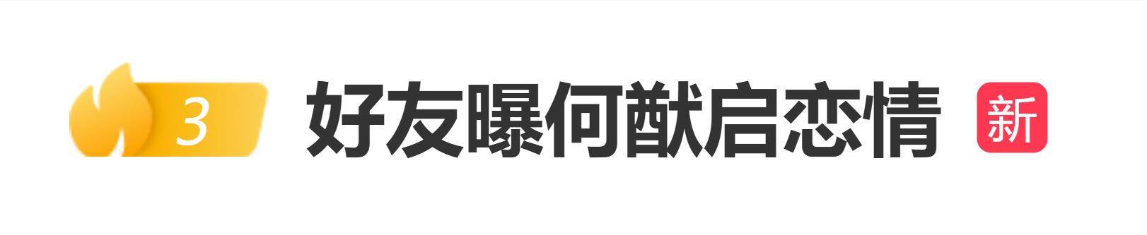 原创            疑似何猷启新恋情曝光