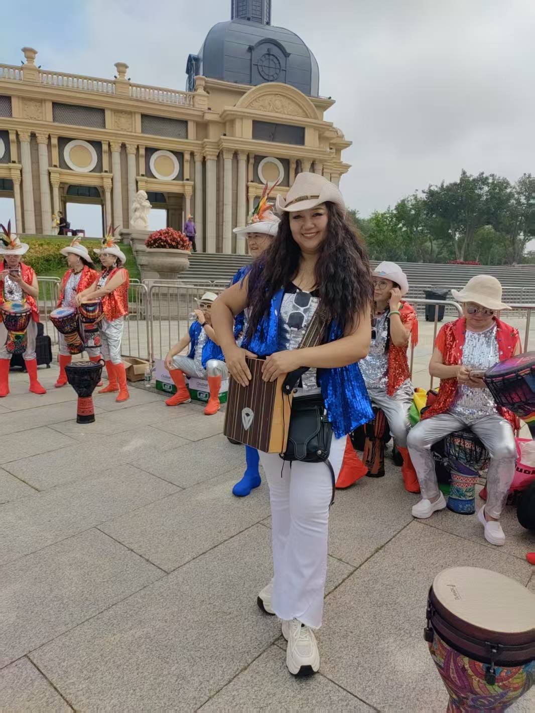 乐龄龙江非洲鼓艺术团：连续5年为“哈马”加油鼓劲儿