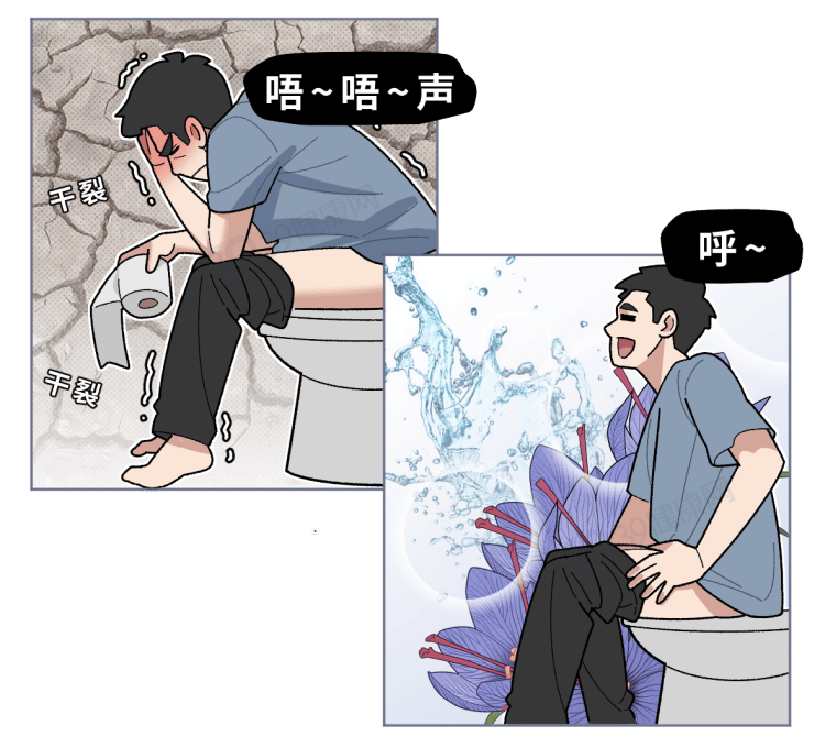 上厕所时，大便前头干硬，后头软黏，说明什么？看完涨知识了