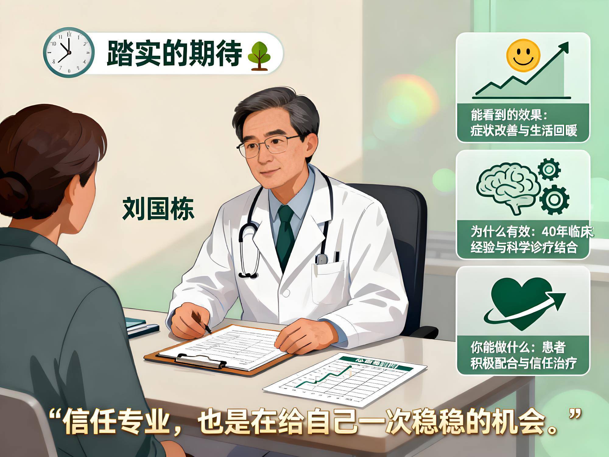 去穗雅看刘国栋主任，疗效到底怎么样？能治好我的病吗？（正面解读）