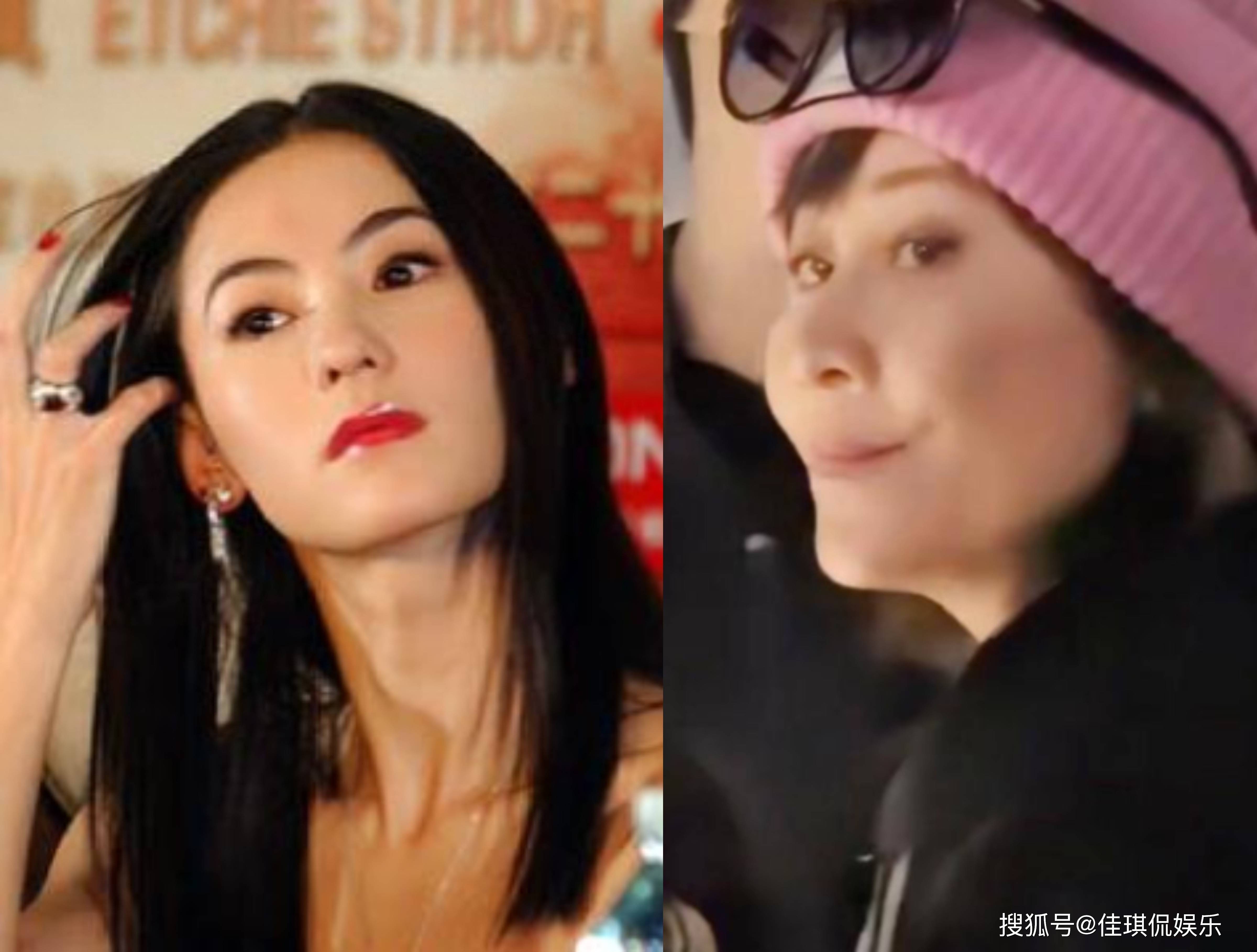 45岁张柏芝和59岁刘嘉玲站在一起，我才彻底明白，什么叫相由心生