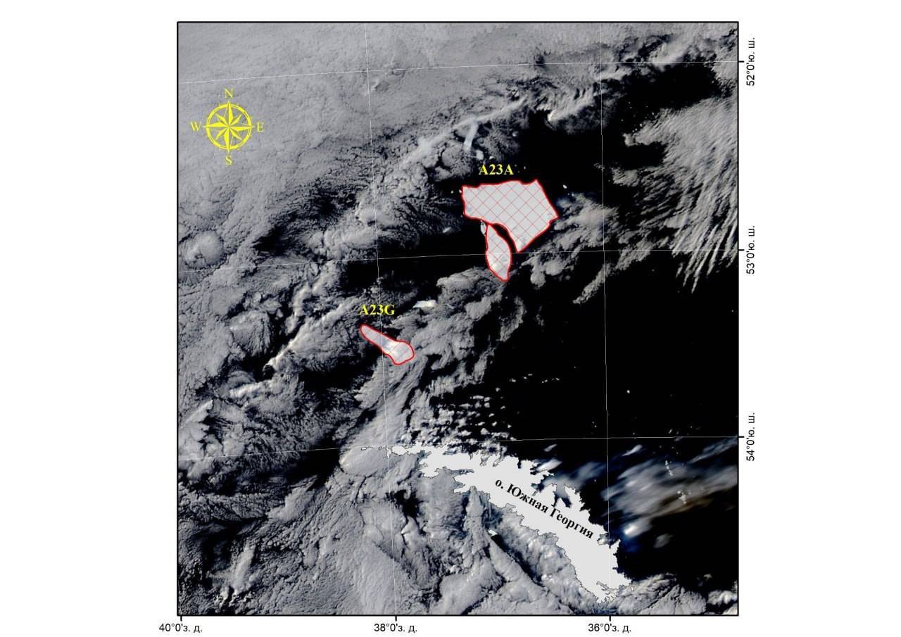 世界最大冰山A23a再断裂 面积单次缩减近20%