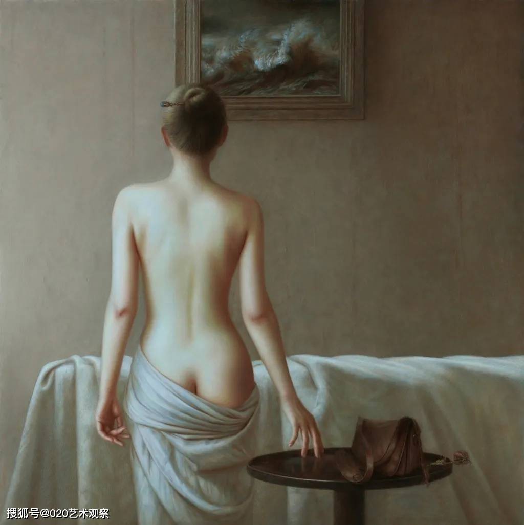 李华琪美女油画——高贵的光芒