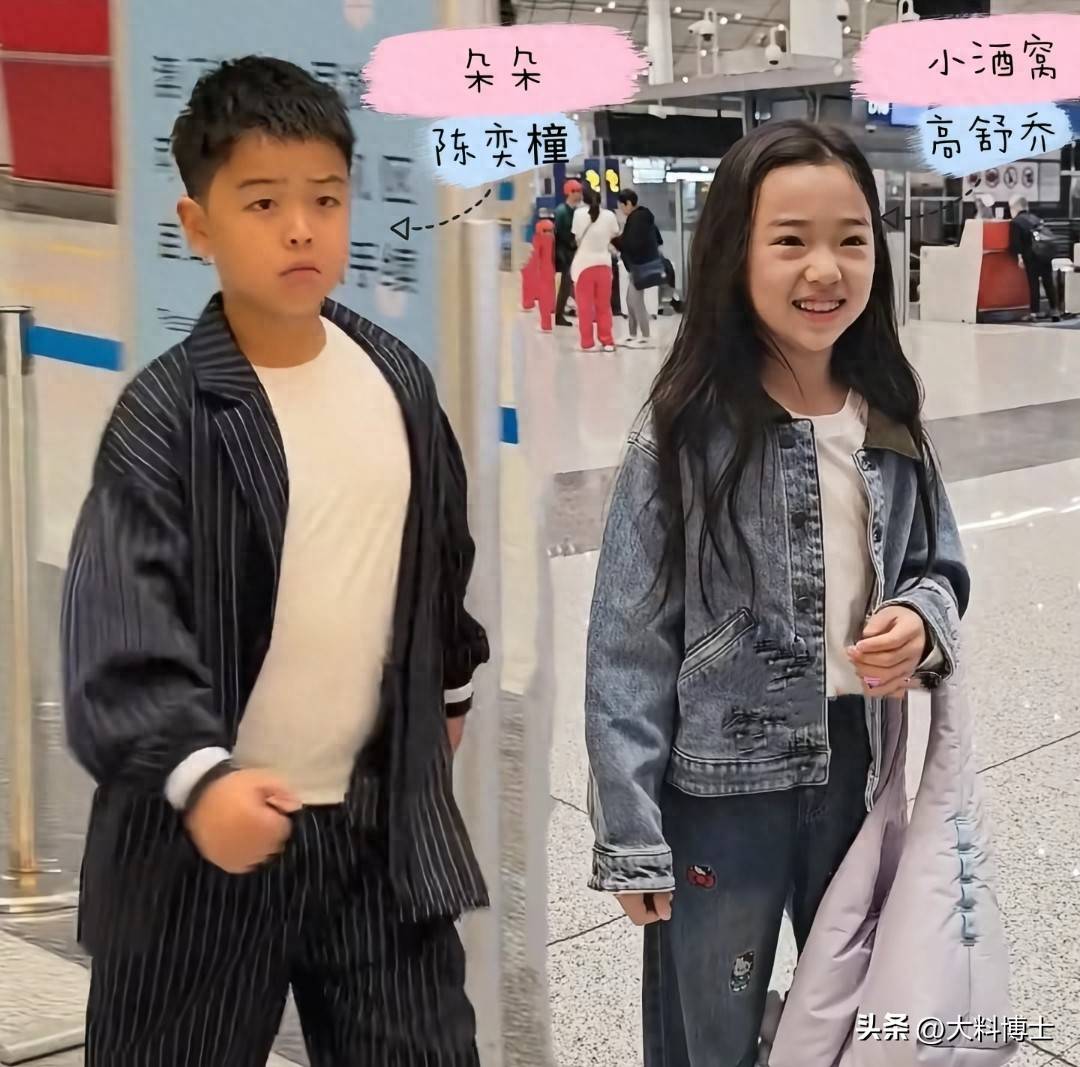 原创            佟丽娅儿子机场亮相，音容笑貌复刻陈思诚！姥姥姥爷送酒窝去澳门