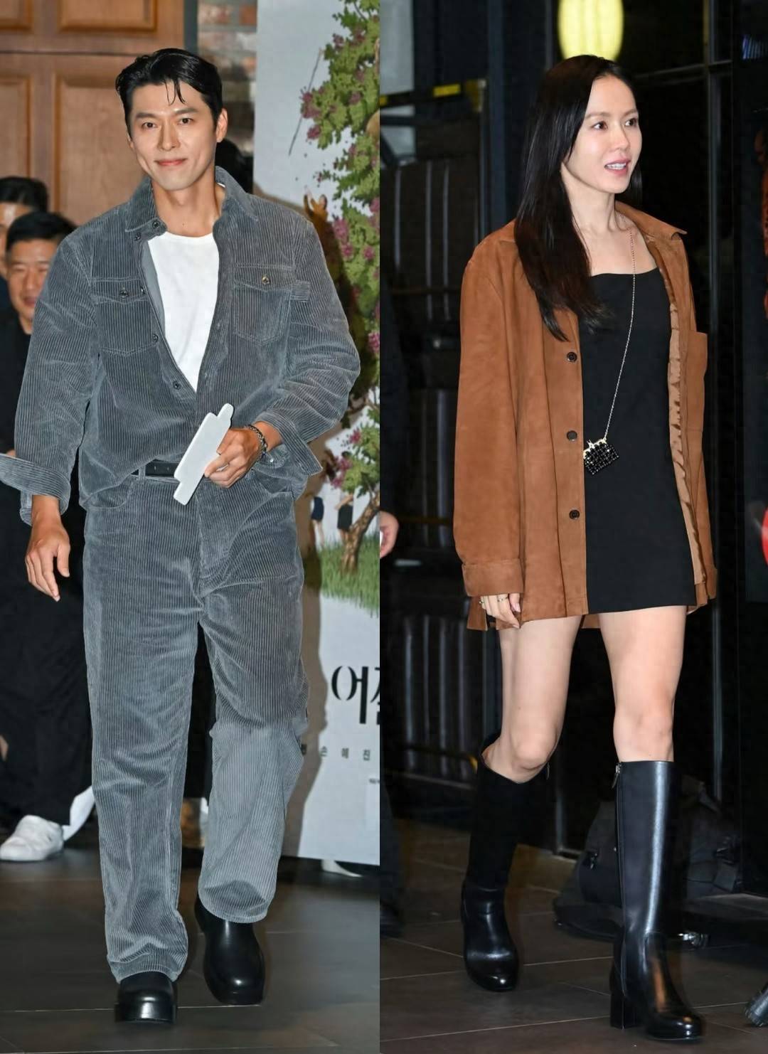 原创            玄彬参加孙艺珍电影庆功宴，夫妇俩罕同框侧脸养眼，玄彬眼神好甜