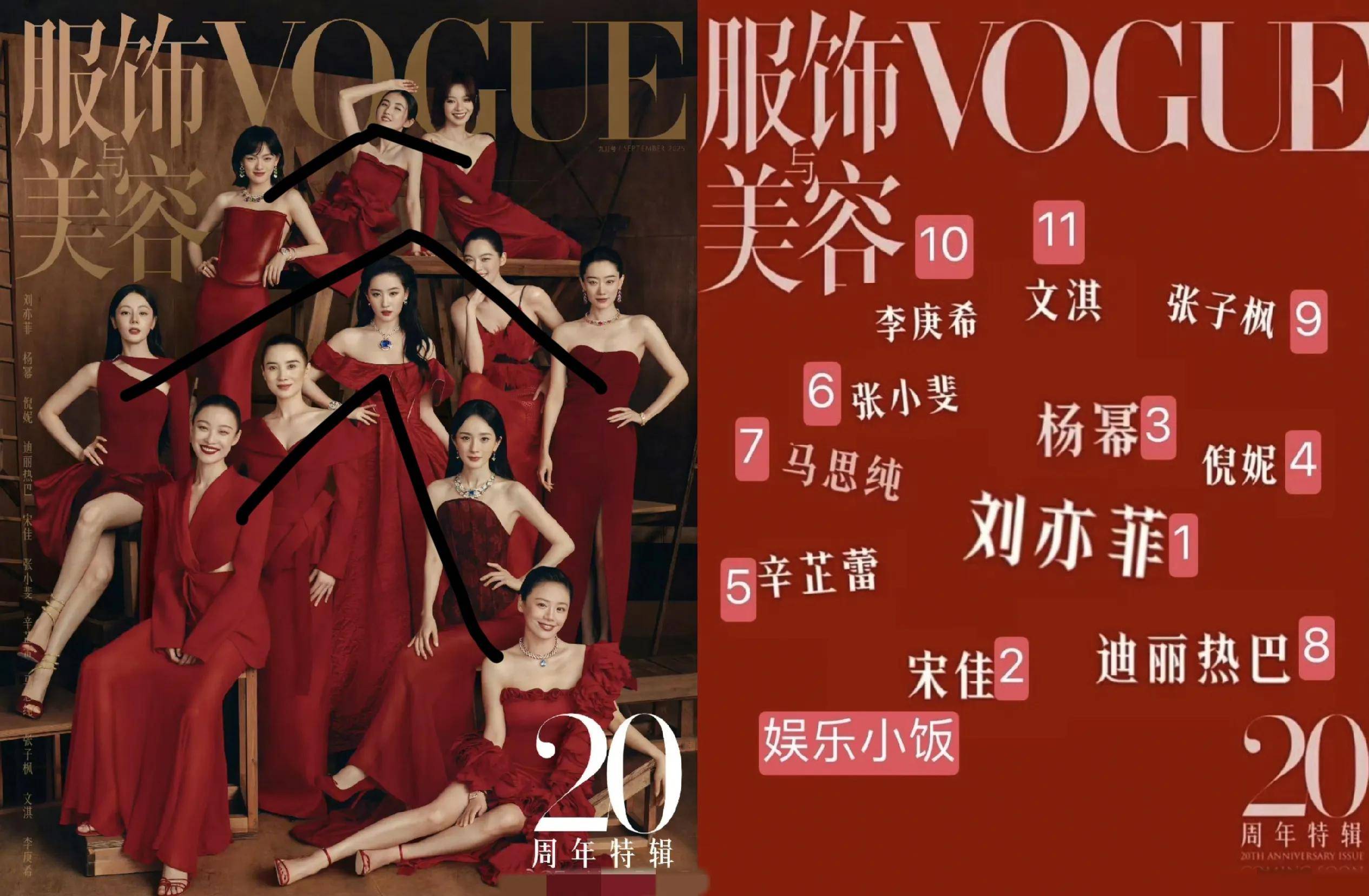 原创            VOGUE女演员封面：有人升咖有人掉位，找刘冲公关，像年会现场