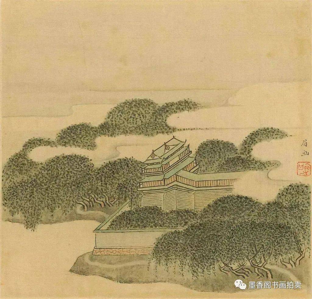 清代这对父子画家的高清山水画