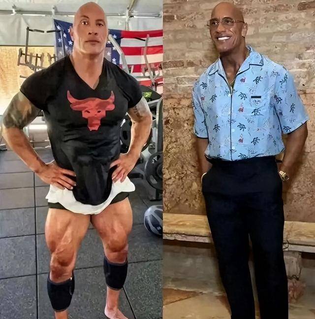 原创            巨石强森暴瘦原因疑公开，肌肉快瘦没了，有教练早警告过他