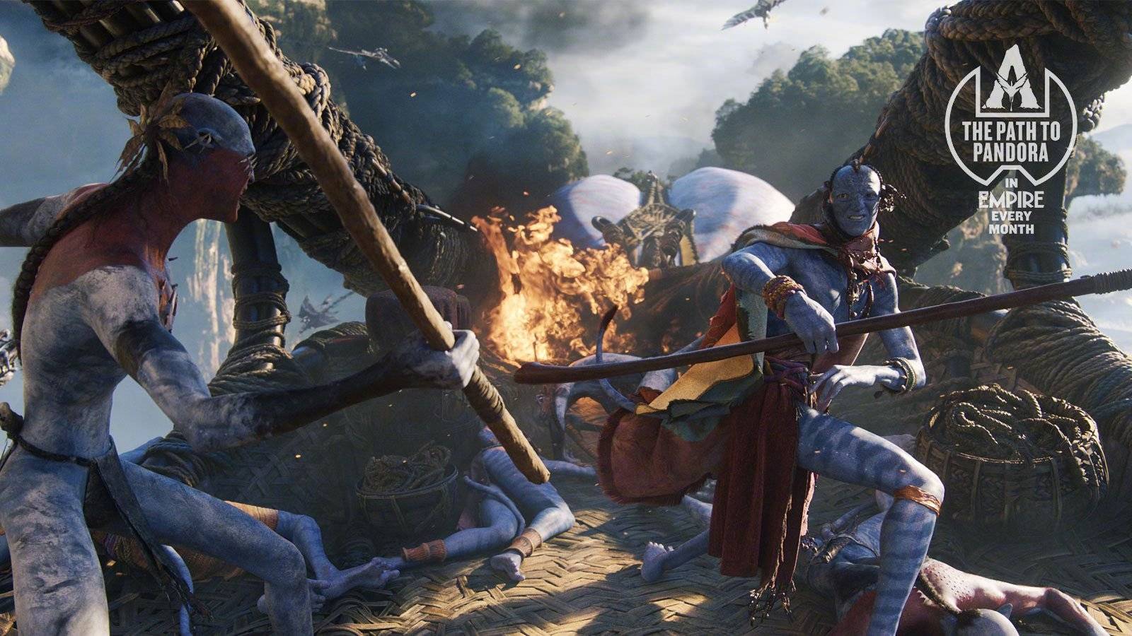 詹姆斯·卡梅隆执导《阿凡达3：火与烬》新剧照发布 风之行商对战蛮狂族