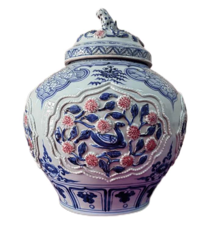 元代青花釉里红瓷器欣赏