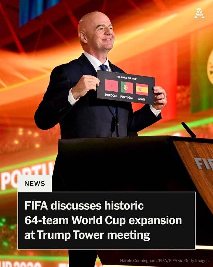 国足的机会？曝FIFA已正式讨论2030世界杯扩军至64队