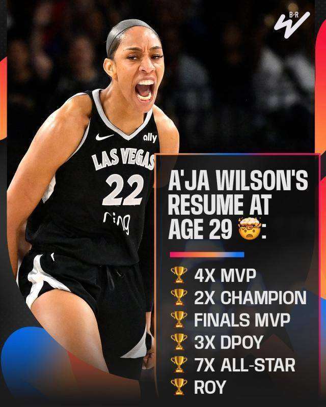 原创            威尔逊四夺MVP创WNBA历史！生涯总薪水不及NBA底薪