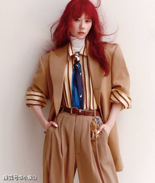 刘诗诗红发造型，惊艳四座，限时上新！