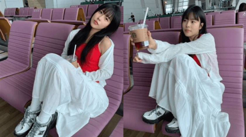 韩国女演员穿鞋踩机场椅子引热议，本人道歉