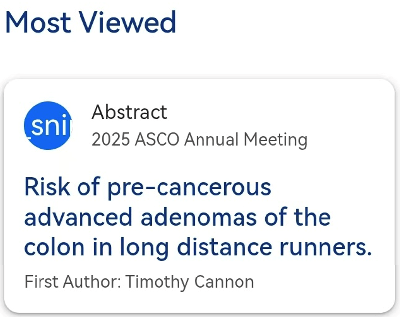 跑步太多，反而增加癌症风险？
