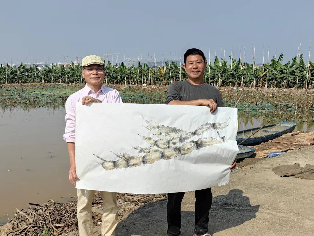 熊文辉：莲藕塘写生记