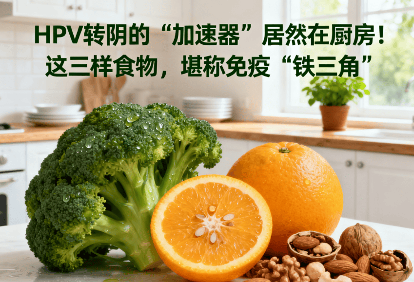 HPV转阴的‘加速器’居然在厨房！这三样食物，堪称免疫‘铁三角’