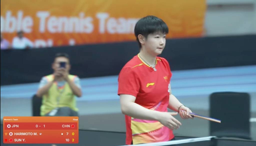 从从容容游刃有余，中国女队横扫日本获乒乓亚锦赛女团冠军