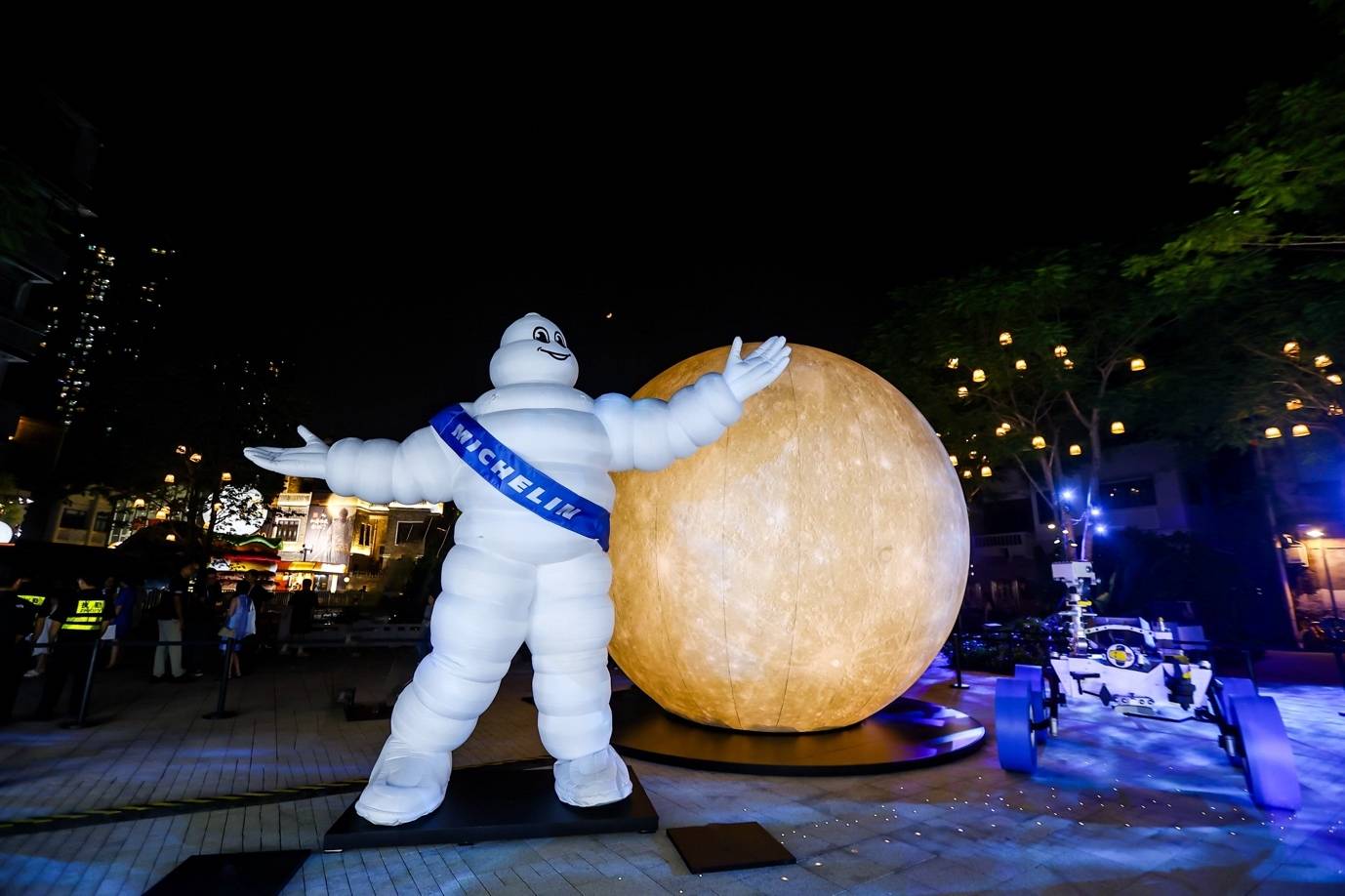 米其林将点亮三城月球艺术装置
